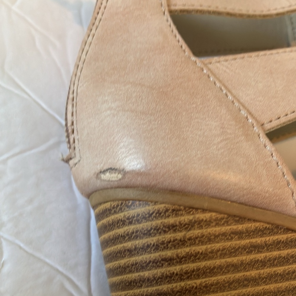 Rampage Valerie ankle blush heel shoes Sz 7M - Picture 8 of 10